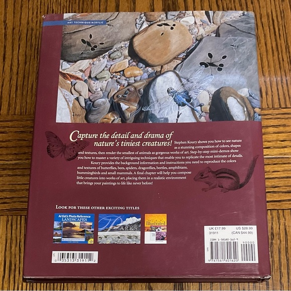 Painting Nature’s Little Creatures & Butterflies, Bugs & Worms BOOKS set - Picture 4 of 13